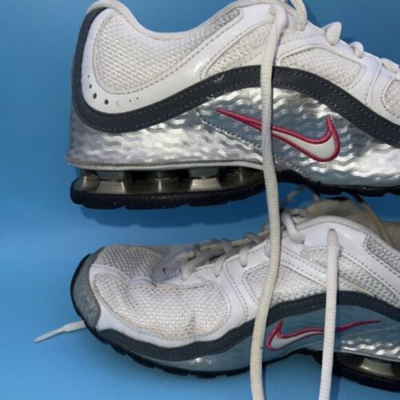 Nike Womens Reax Run 5 407987-116 White Lace Up Low Top Running Shoes Size 8 - Picture 8 of 12